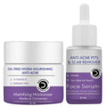 Dermistry Anti Acne Mattifying Moisturizer & Anti Acne Face Serum | Grocsy