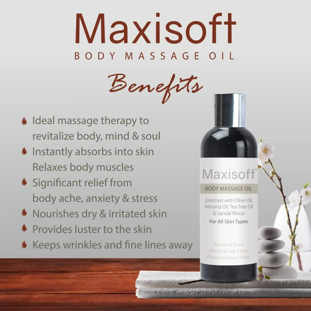 Maxisoft Body Massage Oil | Grocsy