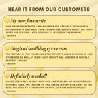 The Skin Diet Company Banana Brightening Under-Eye Cream - Dark Circles, Fine Lines with Niacinamide | Grocsy