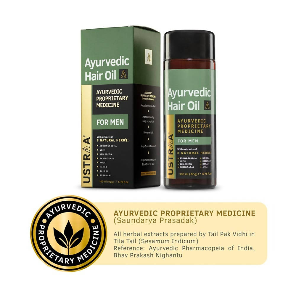 Ustraa Ayurvedic Hair Oil | Grocsy