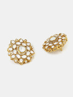 Ruby Raang Floral Aura Studs | Grocsy