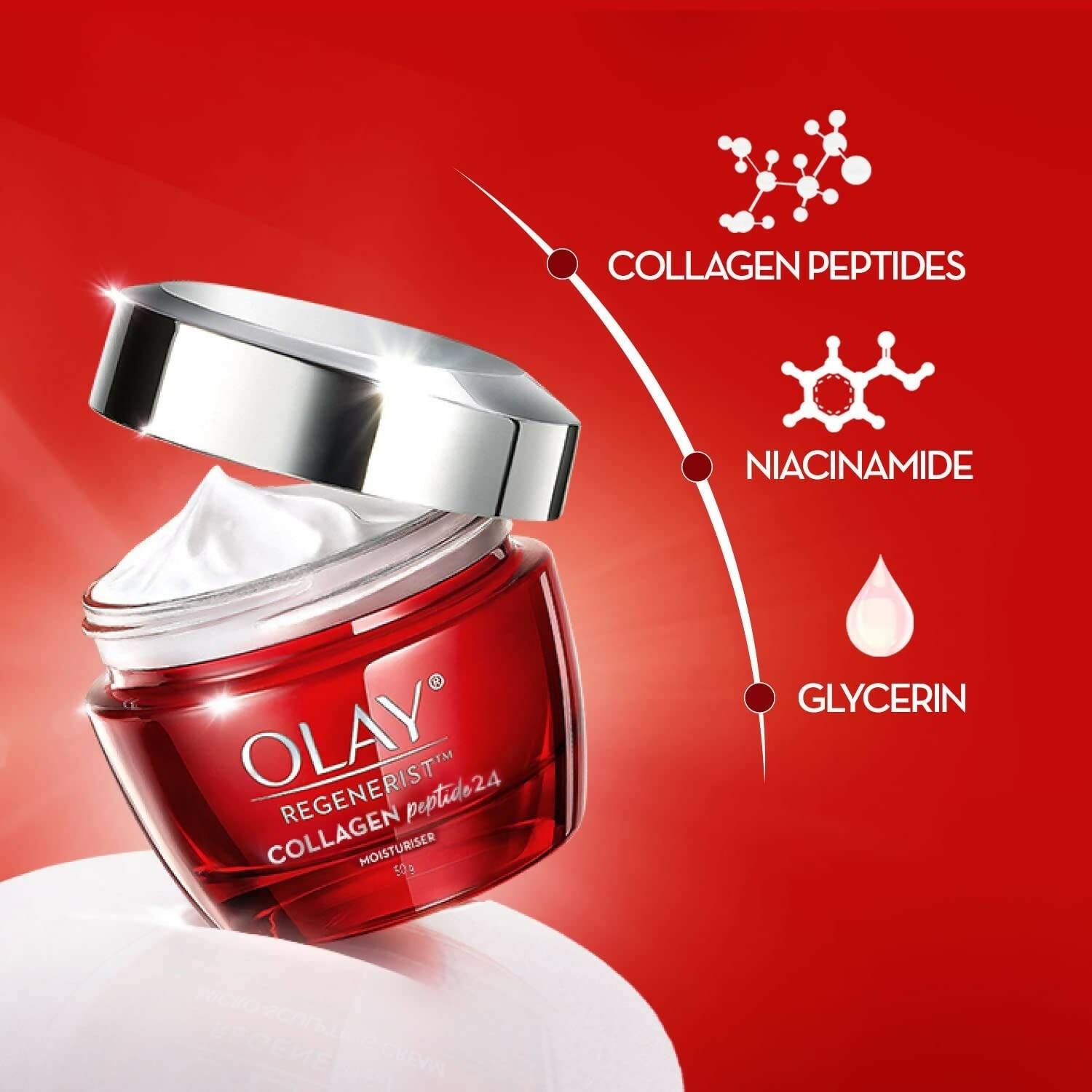 Olay Regenerist Collagen Peptide 24 Face Cream | Grocsy