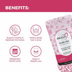 Oraah PCOS PCOD Herbal Tea - Kashmiri Kahwa Flavour | Grocsy