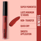 NY Bae Smudge Proof Liquid Lipstick - Earthy Brown 05 | Grocsy