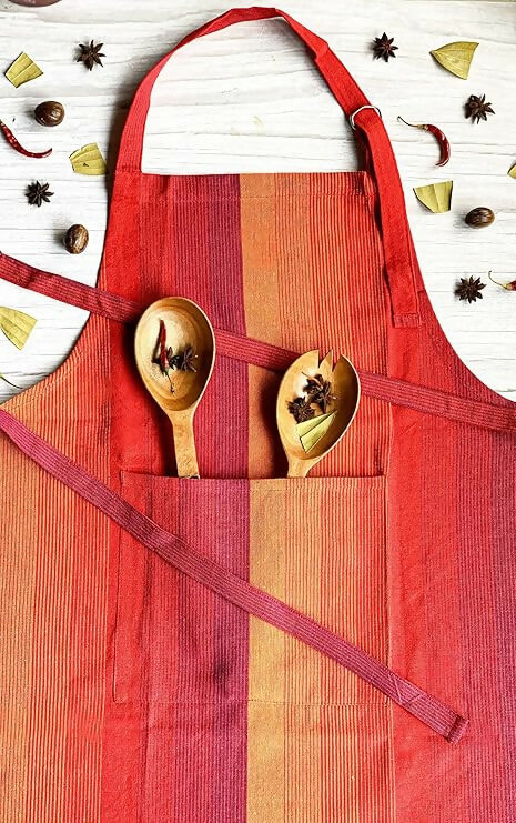 Pixel Home Decor New Cotton Kitchen Apron-OS | Grocsy