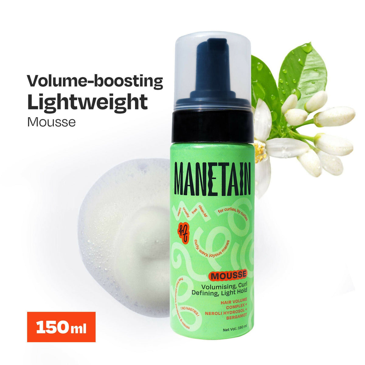 Manetain Hair Mousse for Dry and Frizzy Hair | Grocsy