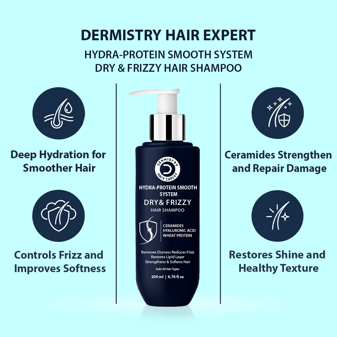 Dermistry Ceramides Hyaluronic Acid Protein Shampoo | Grocsy