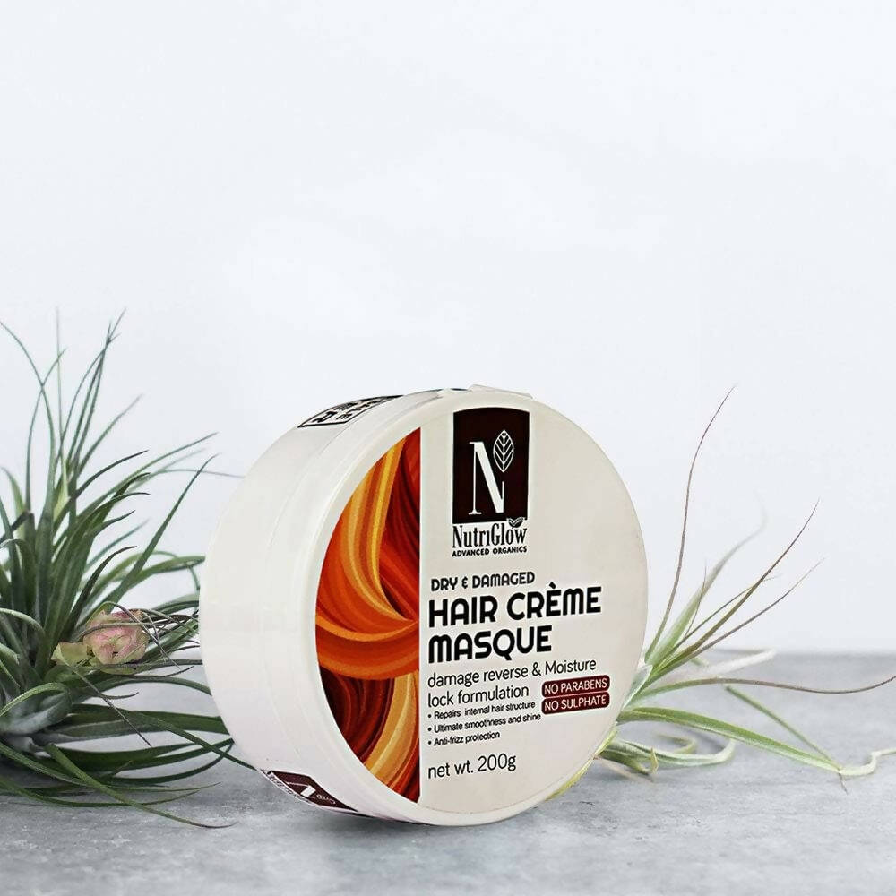 NutriGlow Advanced Organics Hair Crème Mask | Grocsy