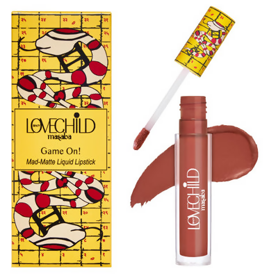 LoveChild By Masaba Gupta Ups & Downs Transfer- proof Plum Nude Liquid Lipstick | Grocsy