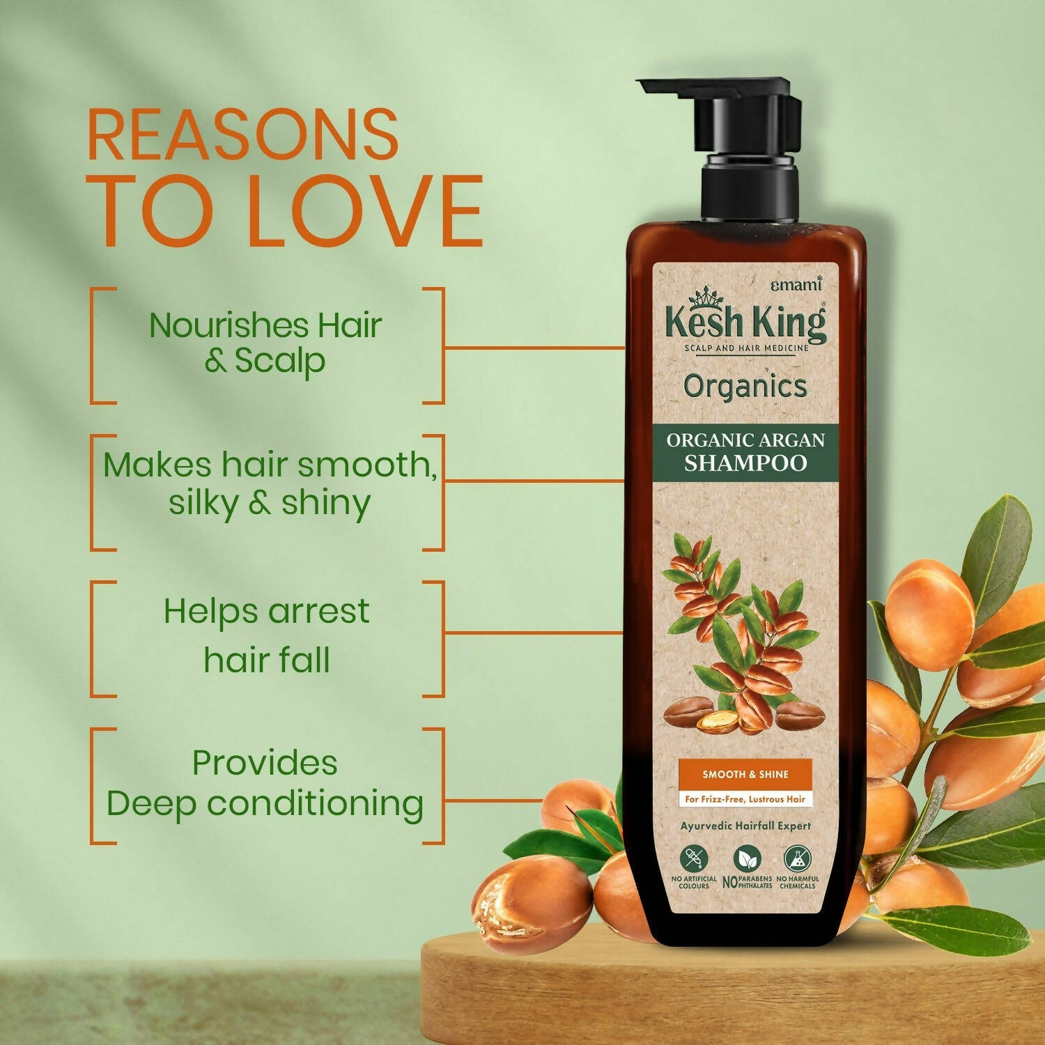 Kesh King Organics Argan Shampoo | Grocsy