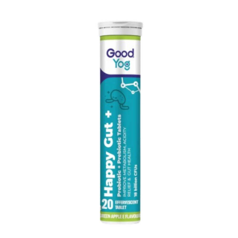 GoodYog Probiotics + Prebiotics Effervescent Tablets with No Added Sugar | Grocsy