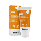 The Derma Co 1% Hyaluronic Sunscreen Aqua Gel with SPF 50 | Grocsy