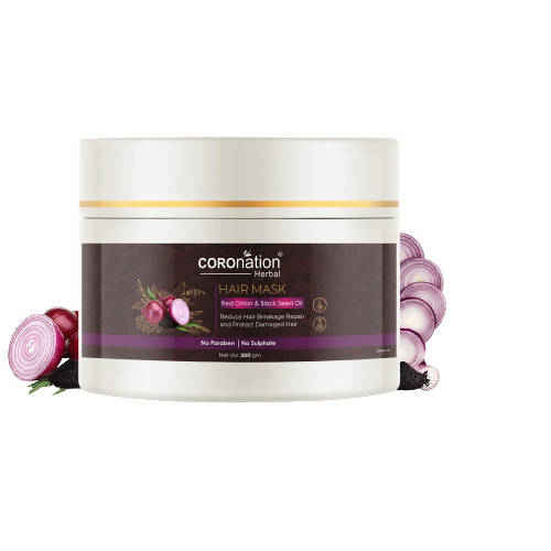 Coronation Herbal Red Onion & Black Seed Oil Hair Mask | Grocsy