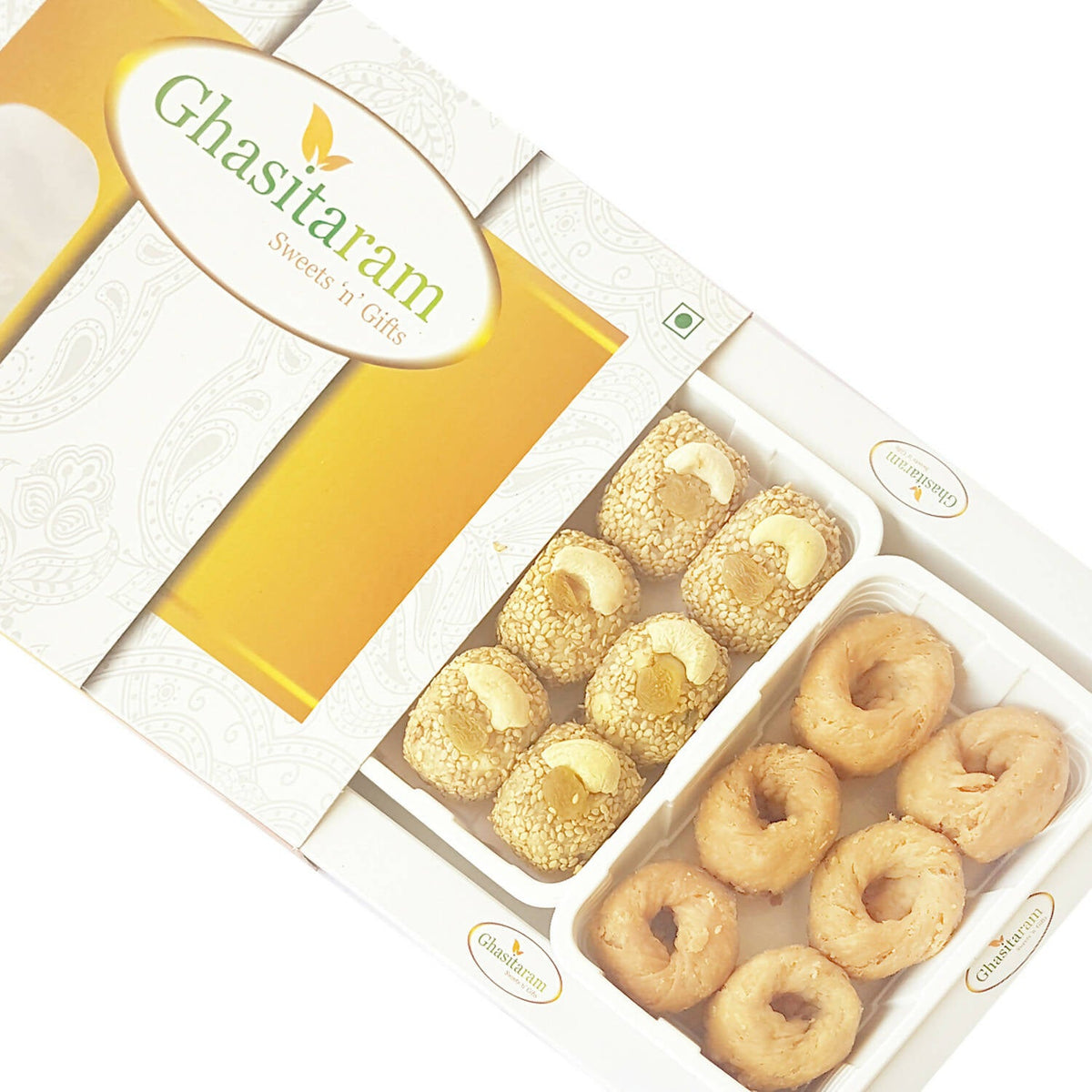 Ghasitaram Sankranti /Lohri Gifts Sweets-Til Laddoo And Khajoor Hamper | Grocsy