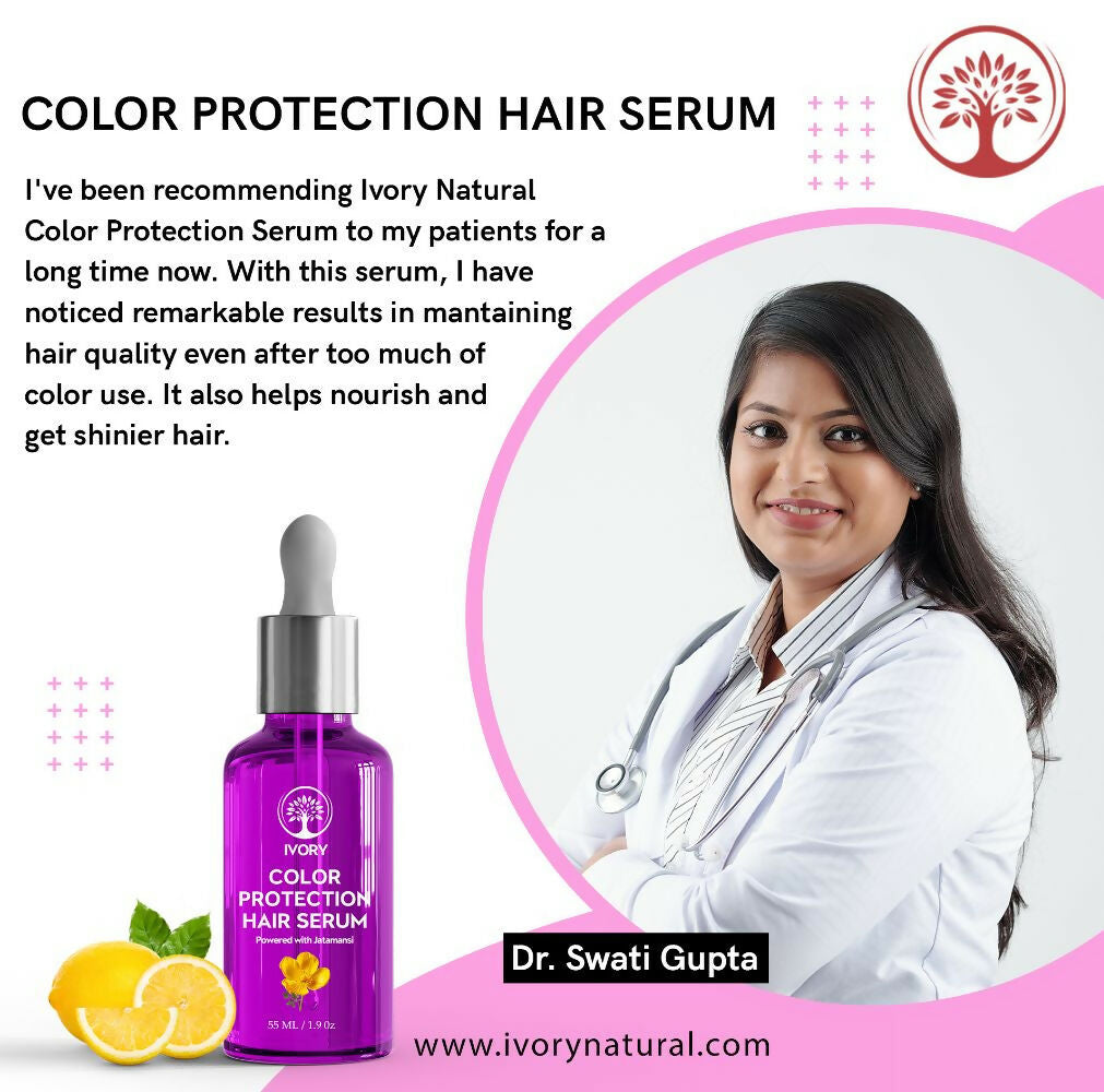 Ivory Natural Color Protection Hair Serum Restore Color Intensity | Grocsy