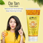 Globus Naturals De Tan Face Wash, Suitable For All Skin Types | Grocsy