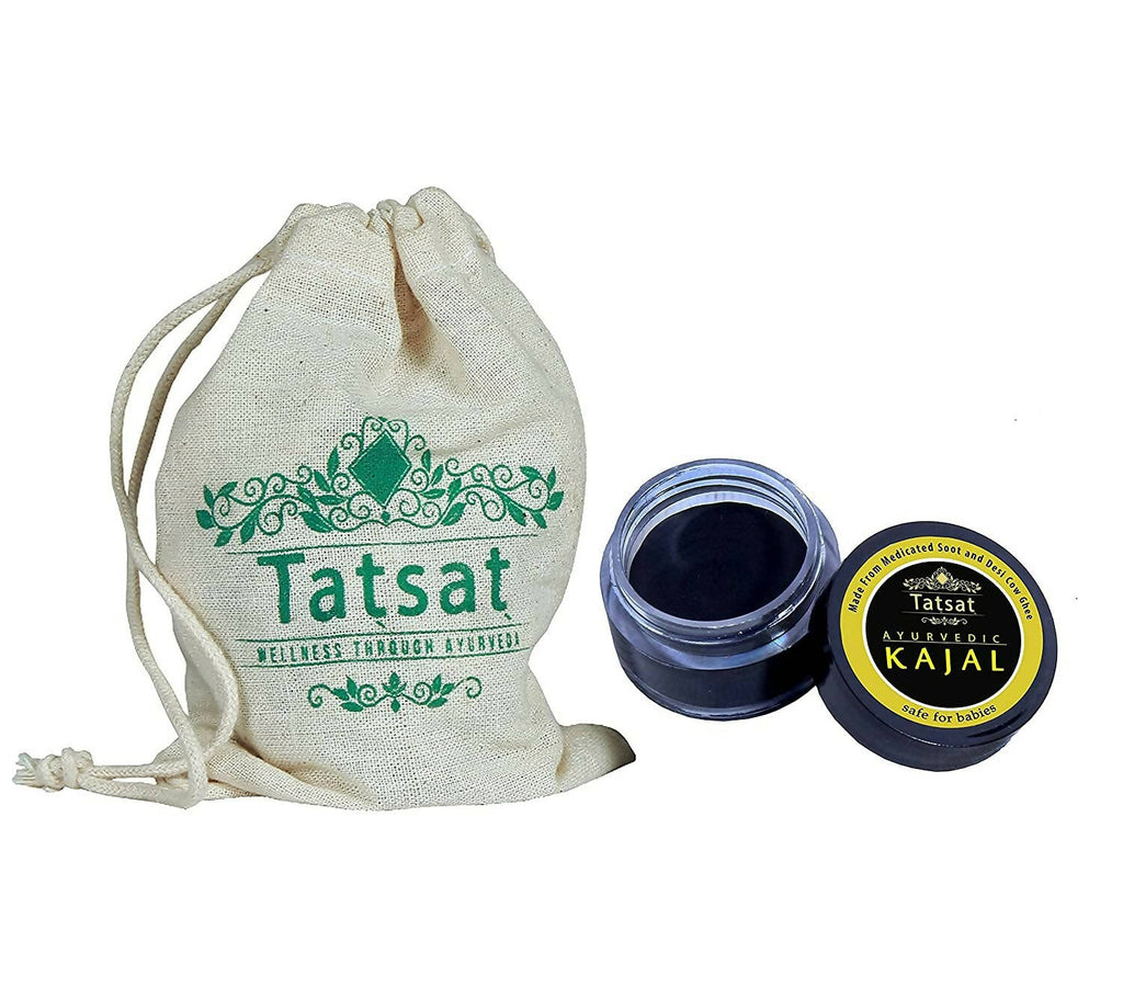 Tatsat 100% Natural Certified Ayurvedic Baby Kajal With Pure Herbs | Grocsy