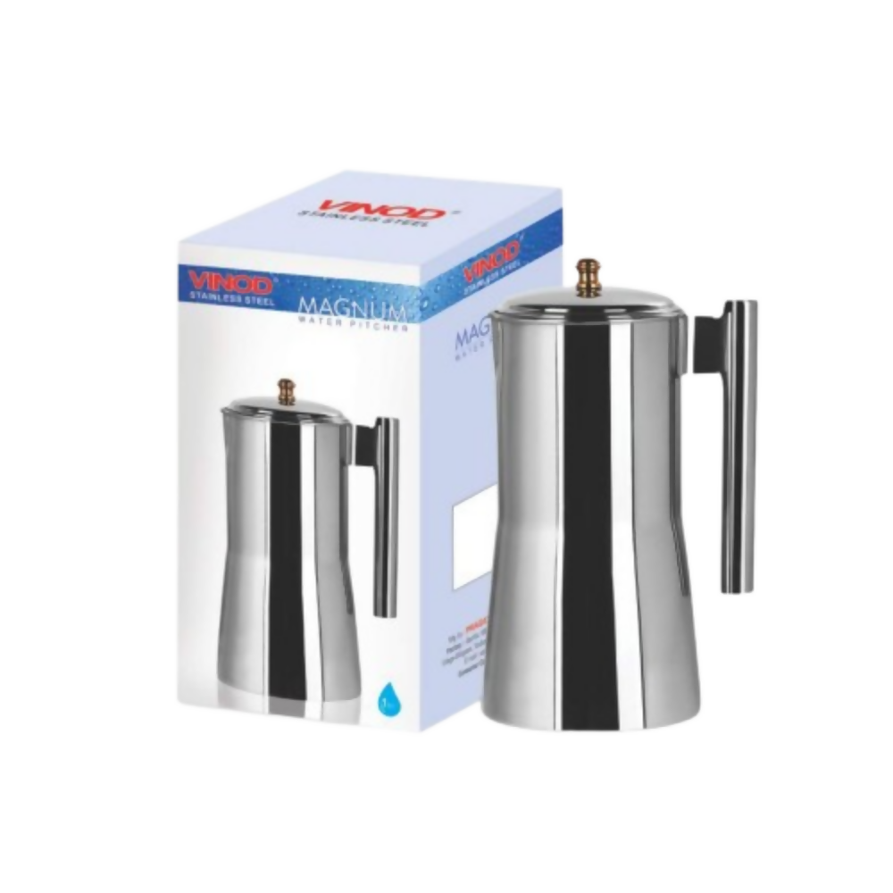 Vinod Stainless Steel Magnum Jug Covered | Grocsy