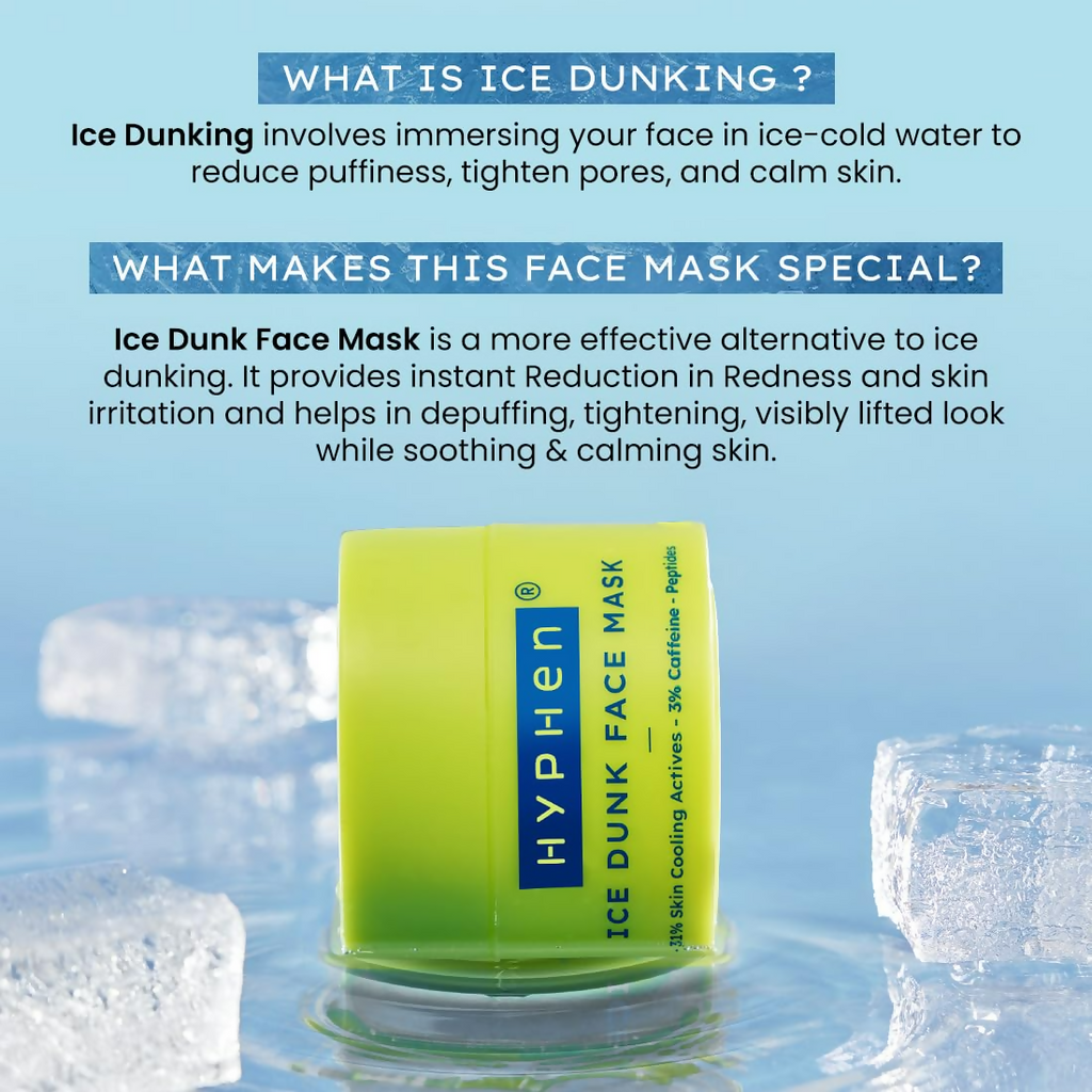 Hyphen Ice Dunk Instant Cooling Face Mask | Grocsy
