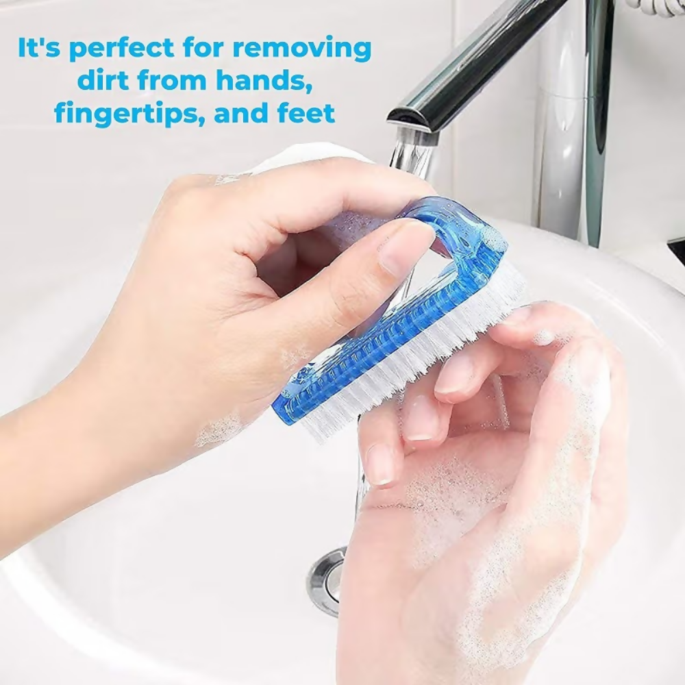 Bronson Professional Handle Grip Nail Brush Fingernail Pedicure Scrub Foot Brush | Grocsy