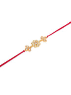 Designer kundan Rakhi - Ruby Raang | Grocsy