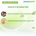 Mamaearth Ubtan Face Mask & Body Scrub with Turmeric & Saffron Combo For Tan Removal | Grocsy