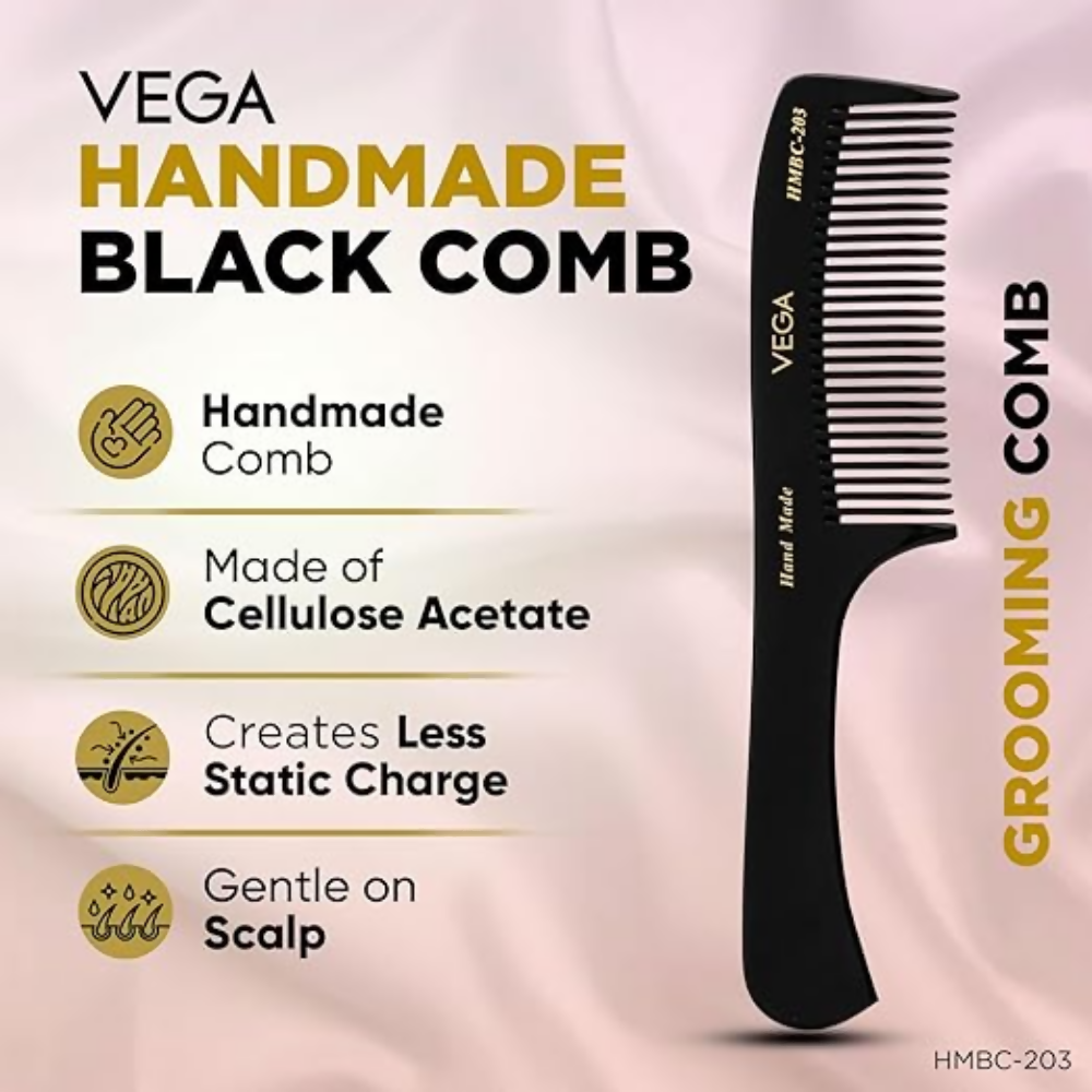 Vega Handcrafted General Grooming Hair Comb | Grocsy