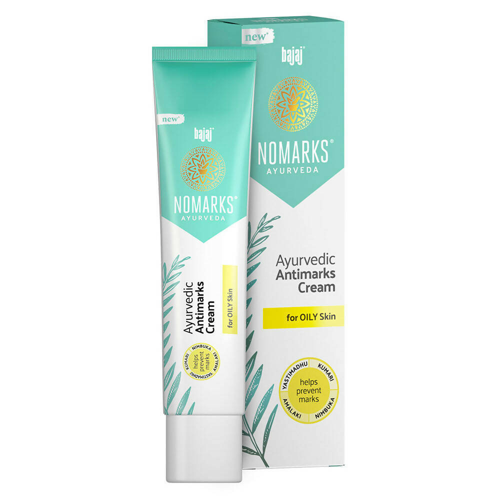 Bajaj Nomarks Ayurvedic Antimarks Cream For Oily Skin | Grocsy