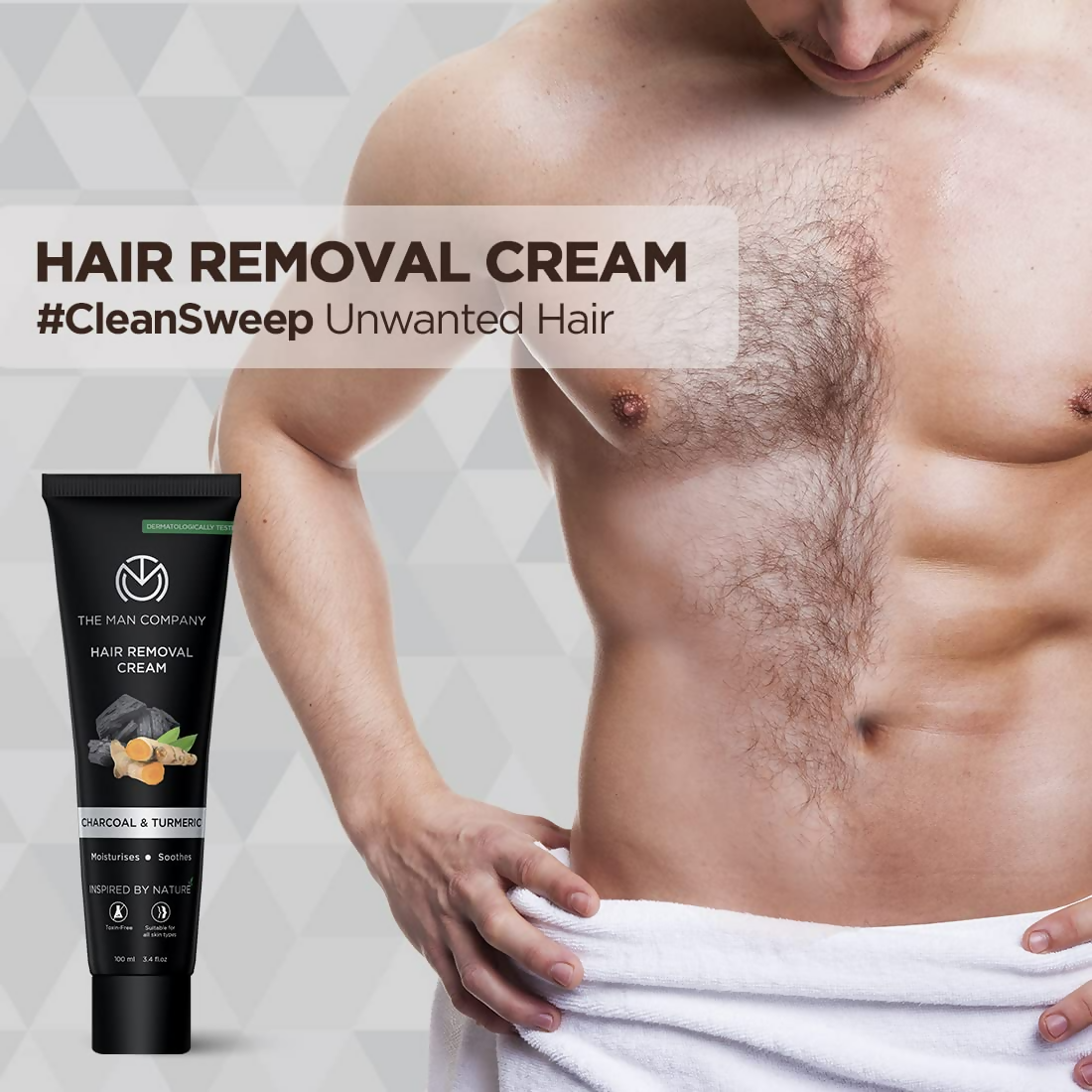 The Man Company Hair Removal Cream For Men | Grocsy