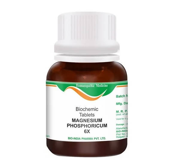 Bio India Homeopathy Magnesium Phosphoricum Biochemic Tablets | Grocsy