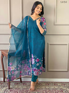 Partywear Designer Tebby Rama Stitched Suit With Dupatta - Tanisha | Grocsy