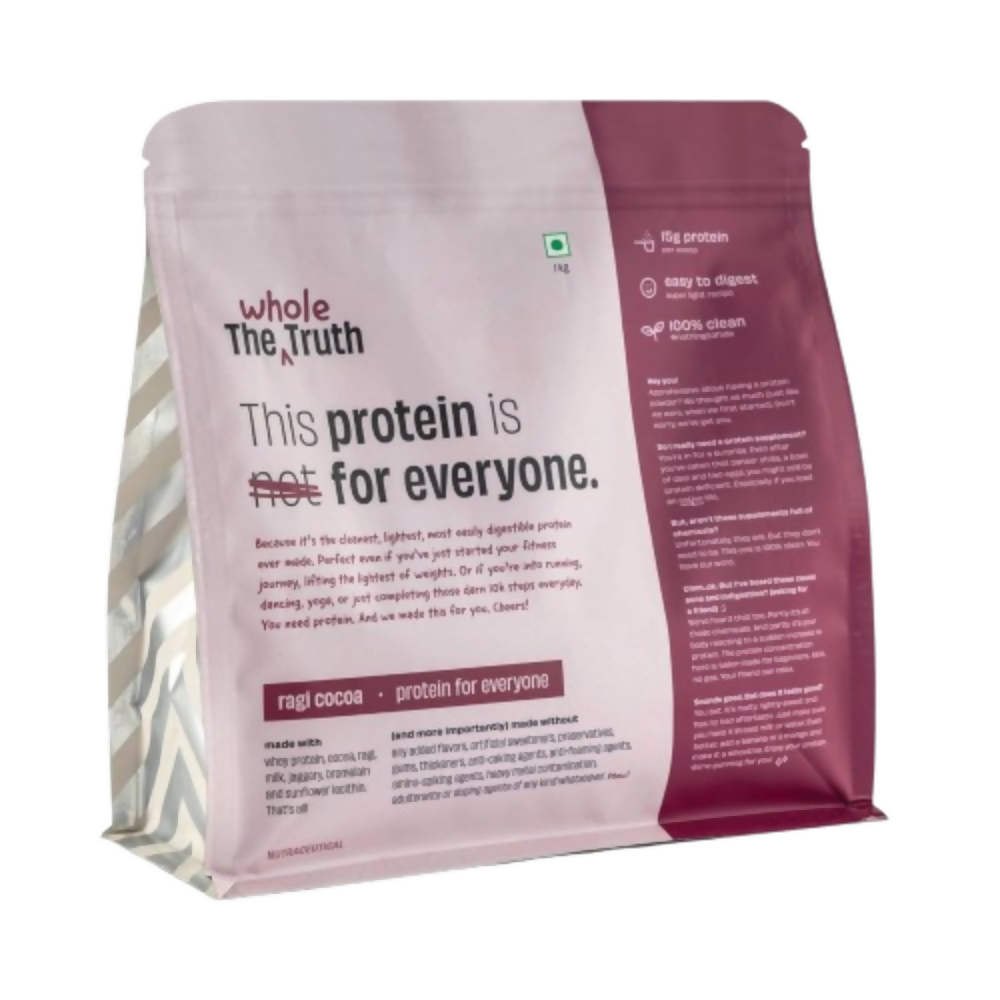 The Whole Truth 15g Protein/Scoop - Ragi Cocoa | Grocsy