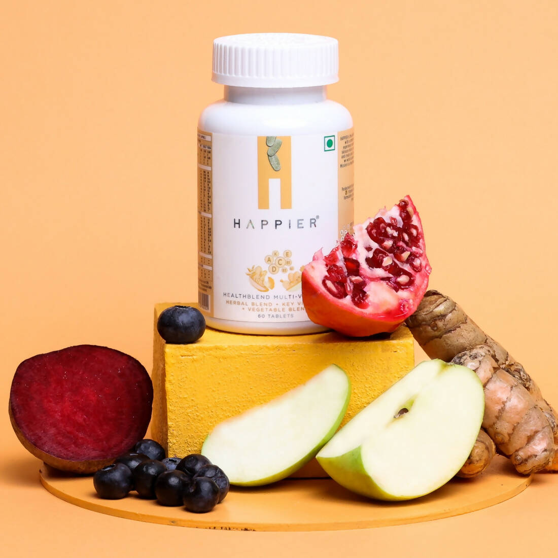 Happier Healthblend Multi Vitamins Tablets | Grocsy
