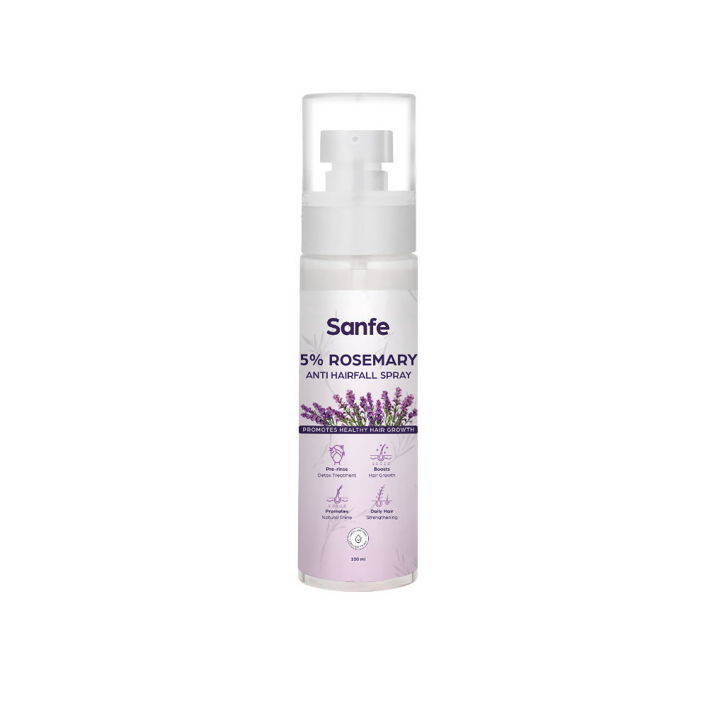 Sanfe 5% Rosemary Anti Hairfall Spray | Grocsy