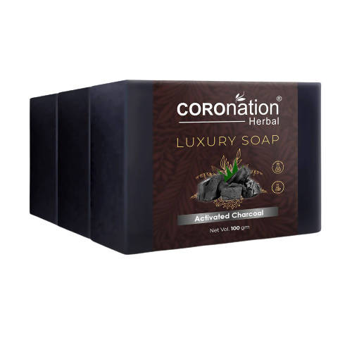 Coronation Herbal Activated Charcoal Luxury Soap | Grocsy