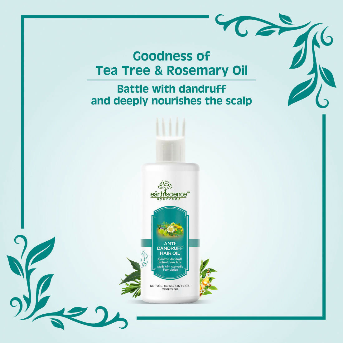 Earth Science Ayurveda Anti Dandruff Hair Oil | Grocsy