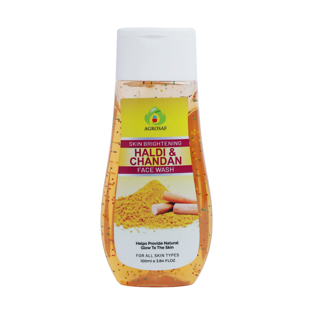 Agrosaf Haldi & Chandan Face Wash | Grocsy