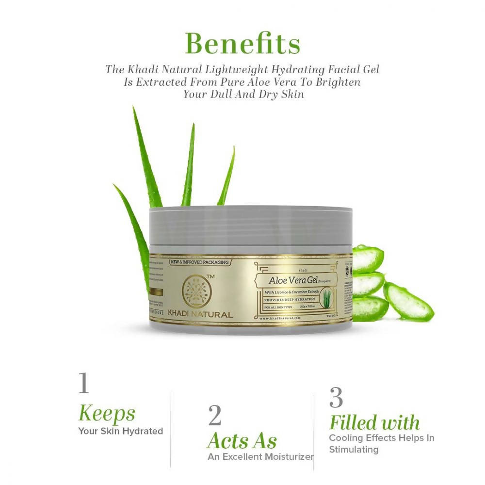 Khadi Natural Aloe Vera Gel | Grocsy