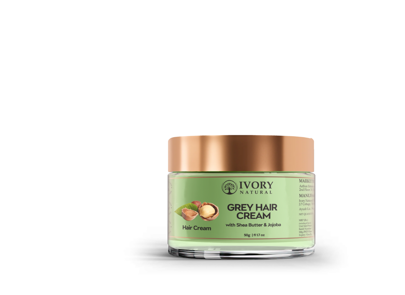 Ivory Natural Cream For Greys Restore Natural Hair Color | Grocsy