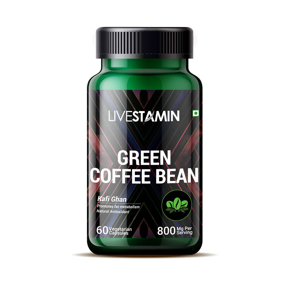 Livestamin Green Coffee Bean Extract Capsules | Grocsy