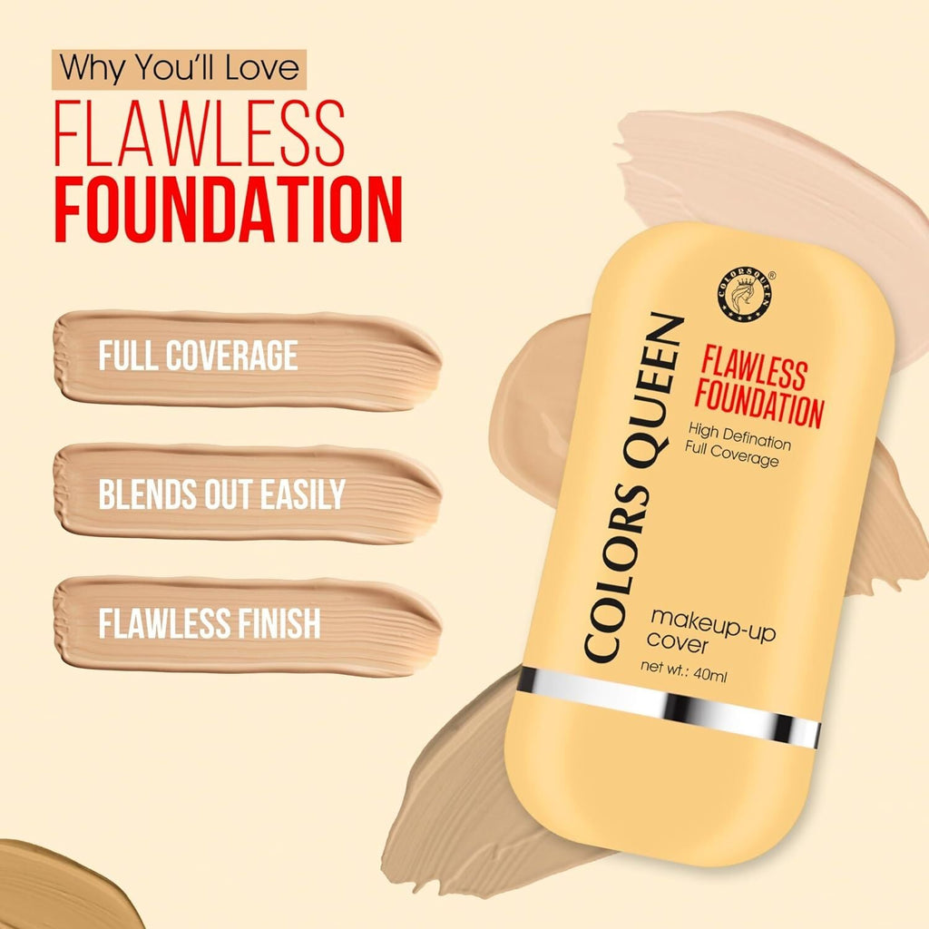 Colors Queen Flawless Foundation – 05 Classic Ivory | Grocsy