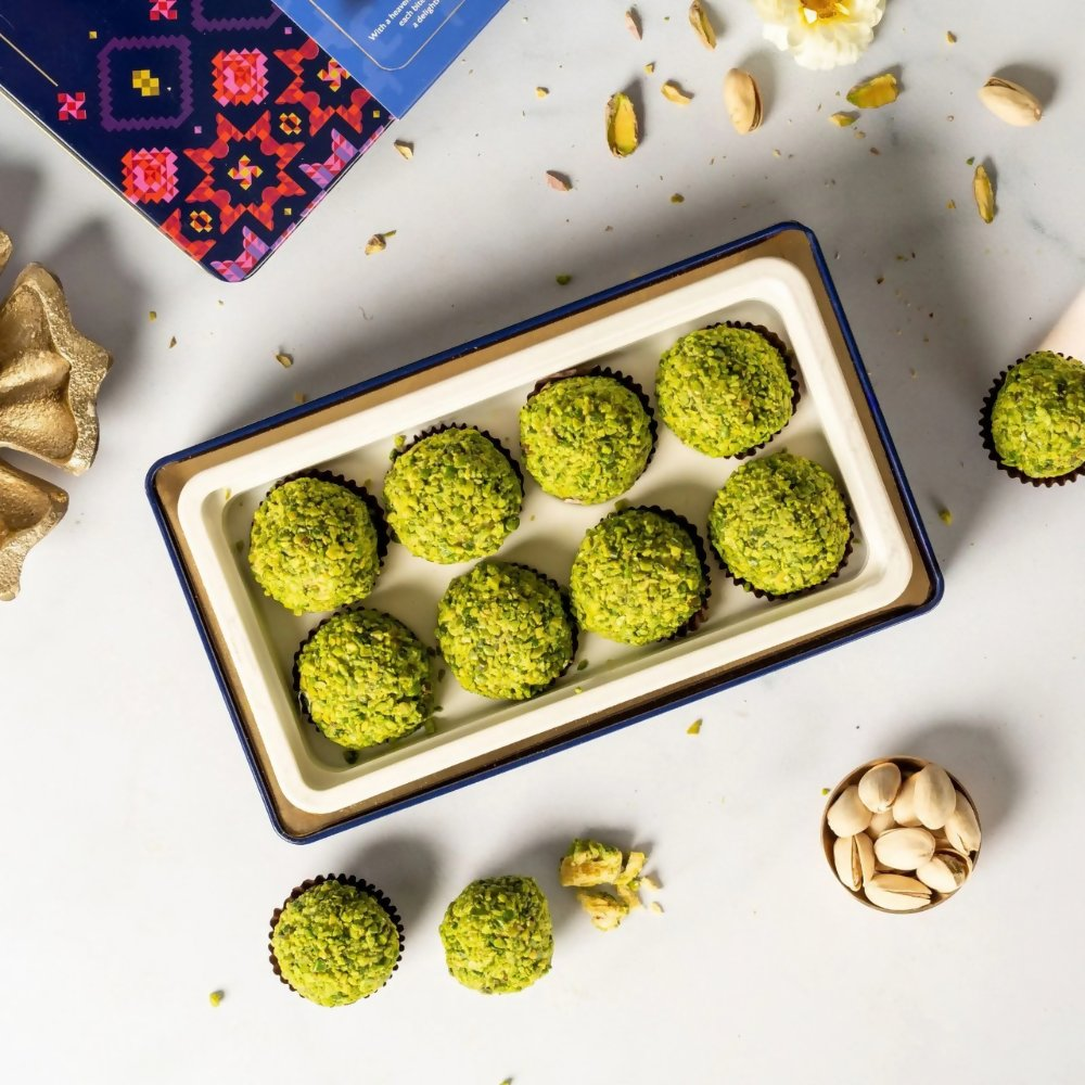 Haldiram's Pistachio Chocolate Ladoo | Grocsy
