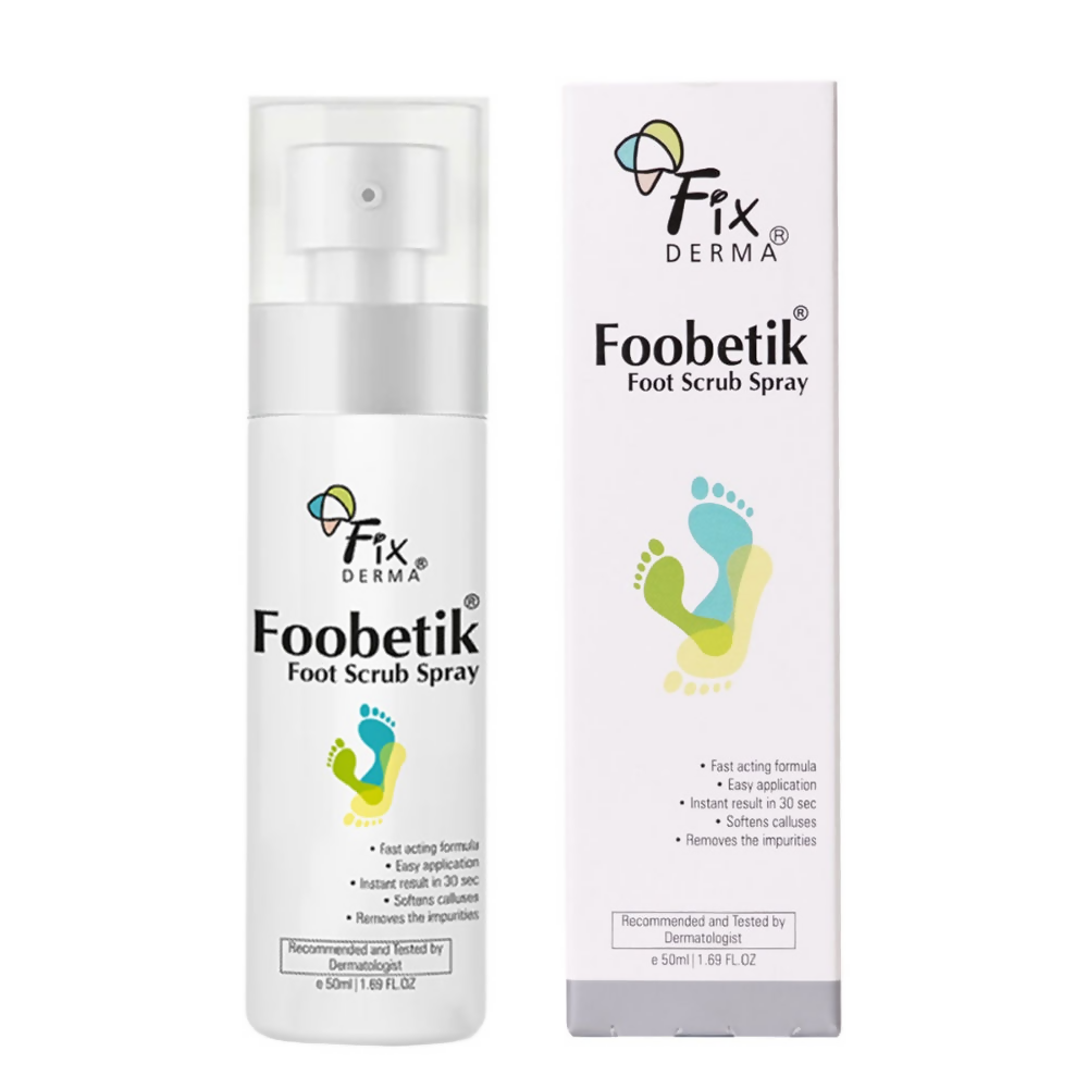 Fixderma Foobetik Foot Scrub Spray | Grocsy
