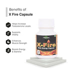 Hashmi Pharmacy X-Fire Capsule for Strength, Stamina, Energy, Power Men | Grocsy