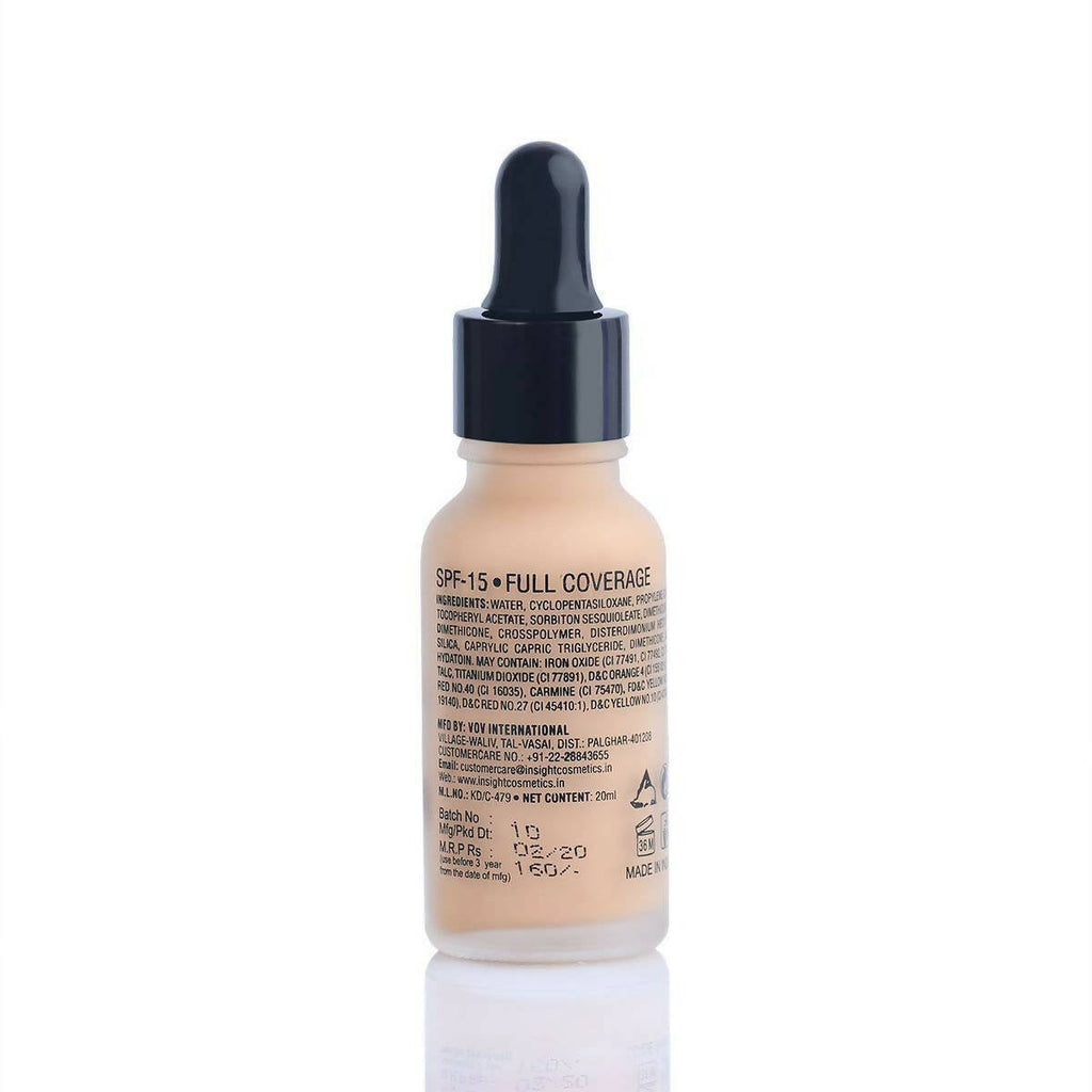 Insight Cosmetics Ultra-Thin Second Skin Long Wear Liquid Foundation - Rose Belge | Grocsy