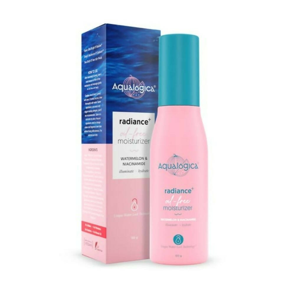Aqualogica Radiance+ Oil Free Moisturizer with Watermelon and Niacinamide | Grocsy