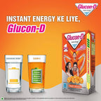 Glucon-D Instant Energy Health Drink - Tangy Orange | Tangy Orange Glucose Powder | Instant Energy & Immunity Recharge | With Vitamin C & Calcium | Grocsy