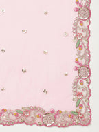 House of Panchhi Rose Pure Georgette Sequinse Work Lehenga & Blouse with Dupatta | Grocsy