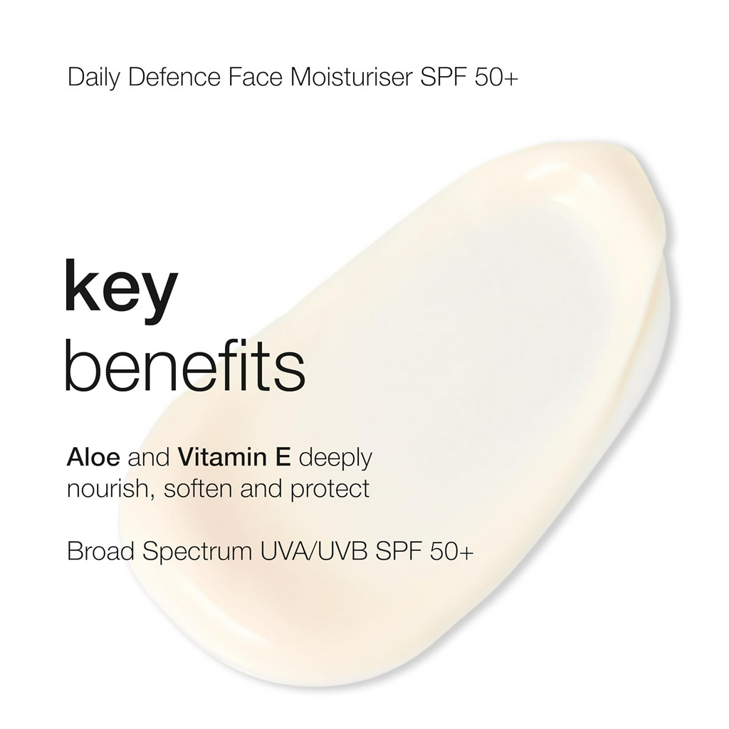 Natio Daily Defence Face Moisturiser SPF 50+ | Grocsy