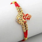 Ganesha Sacred Rakhi & Kaju Rolls Box | Grocsy
